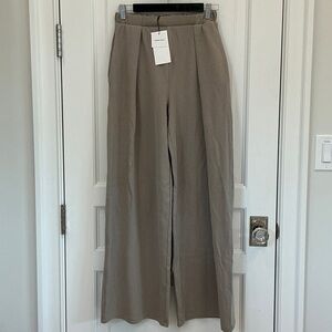 Zara Wide Leg Pants in Taupe
